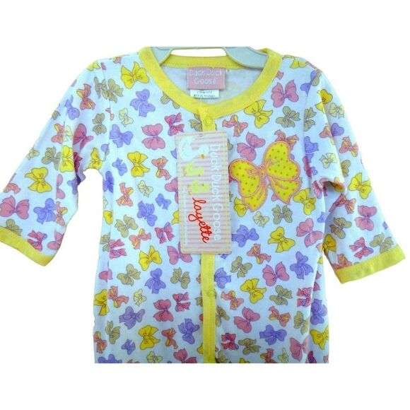 Girls Infant 3-6 Month 8 New Outfits Rompers 2Pc Bunting Ruffles Floral Tags NEW - Picture 7 of 13